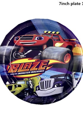 56pcs-120pcs/lot Blaze Machines Car Theme Party Dec Tablewar
