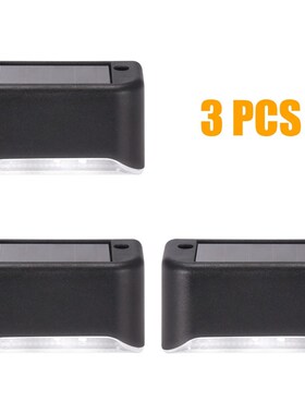 3/10PCS Light Sensor Solar Step Light Stair Light Deck Raili
