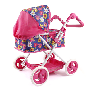 大号玩具推车带娃娃5岁8宝宝小推车女孩过家家手推车软胶娃娃玩具