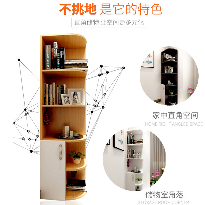 角柜客厅卧室家居美式白色转角置物架墙角三角形简约多功能边角柜