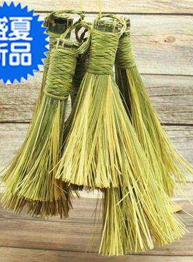 现货竹制品手工竹编竹p刷子铁x锅刷子复古老式刷把 洗蒸笼筲箕簸