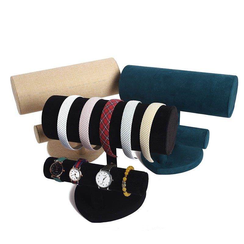 新品发箍收纳神器展示架绒布首饰架发夹架放发箍的架子发圈架子发