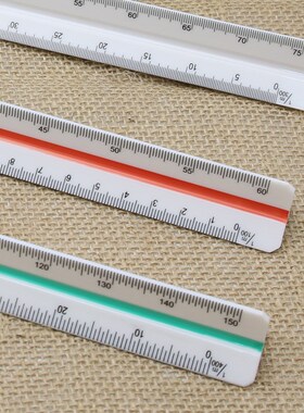 30cm Triangular Scale Triangle Metric Scale Ruler 3 Sides Co