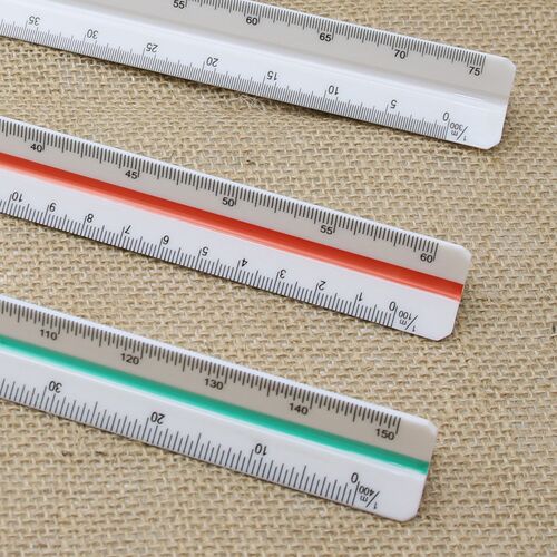 30cm Triangular Scale Triangle Metric Scale Ruler 3 Sides Co