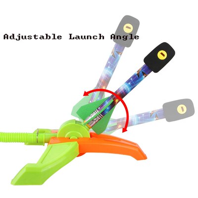 Stomp Rocket Jr. Glow Rocket 2 Rockets and Toy Rocket Launch