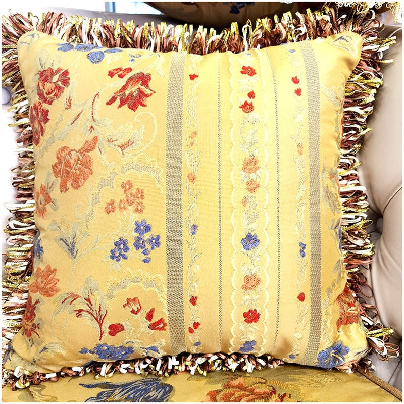 美式乡村沙发罩笠定做田园花朵中式沙发套布艺全包万能全盖防滑金