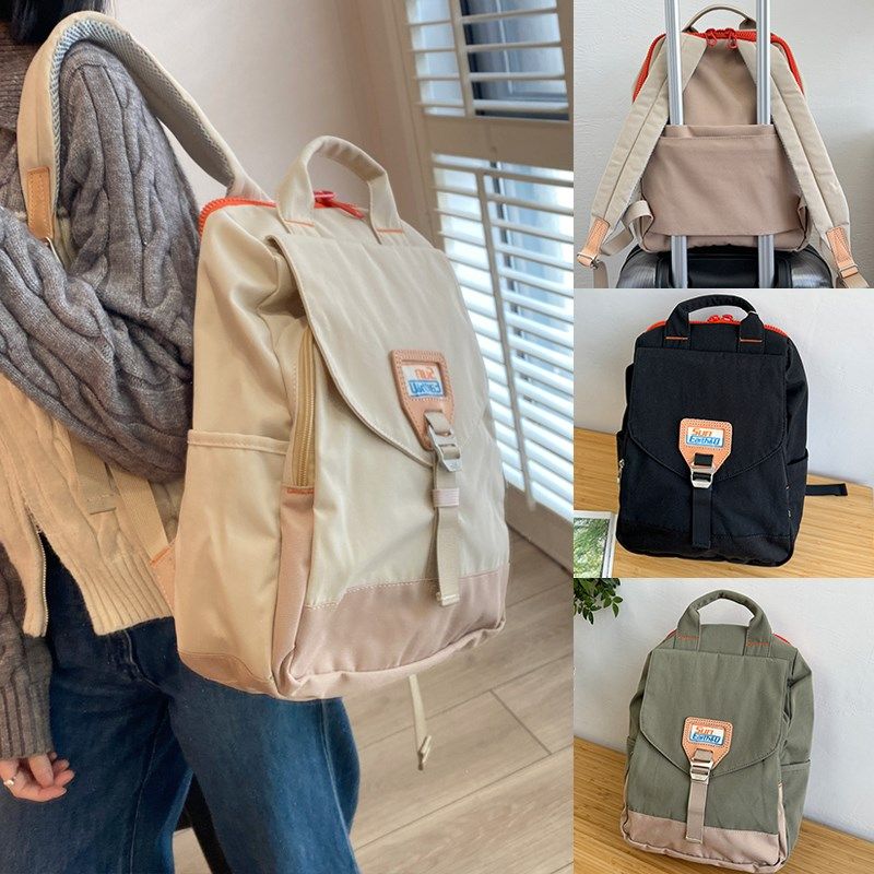 月神集物双肩包女通勤休闲电脑背包米白纯色旅行户外徒步帆布背包,箱包皮具/热销女包/男包,时尚帆布包,淘宝优惠券,粉丝福利购,淘宝优惠卷