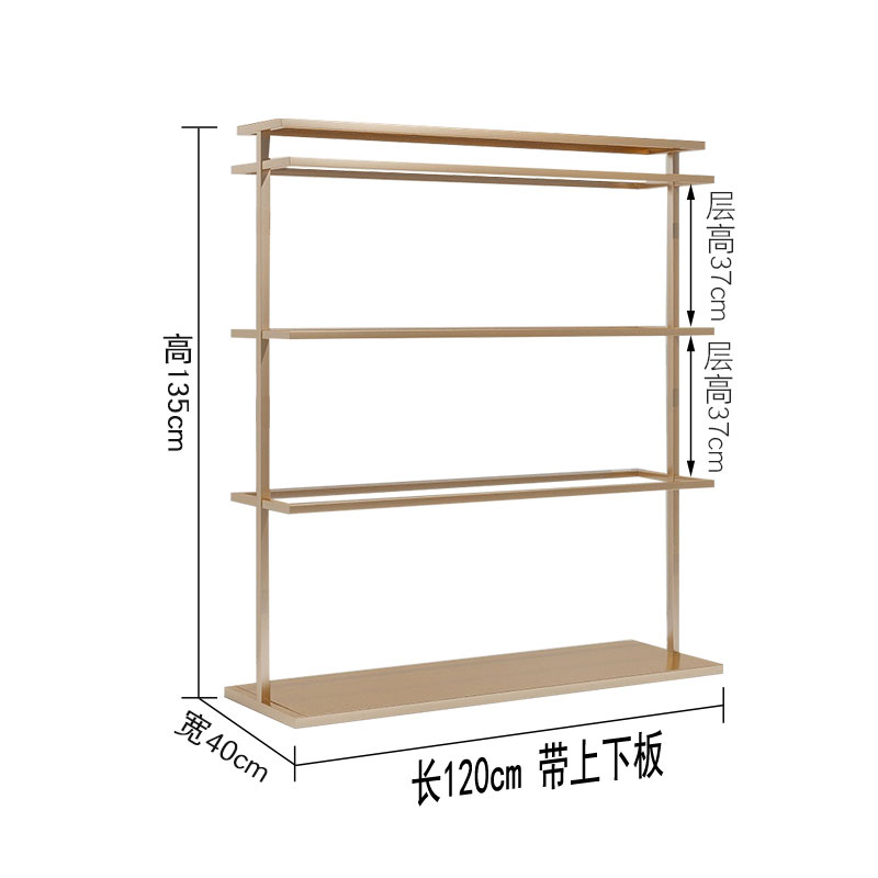 速发移动内衣架子文胸展示架内裤货架落地多功能商场挂短裤中岛双