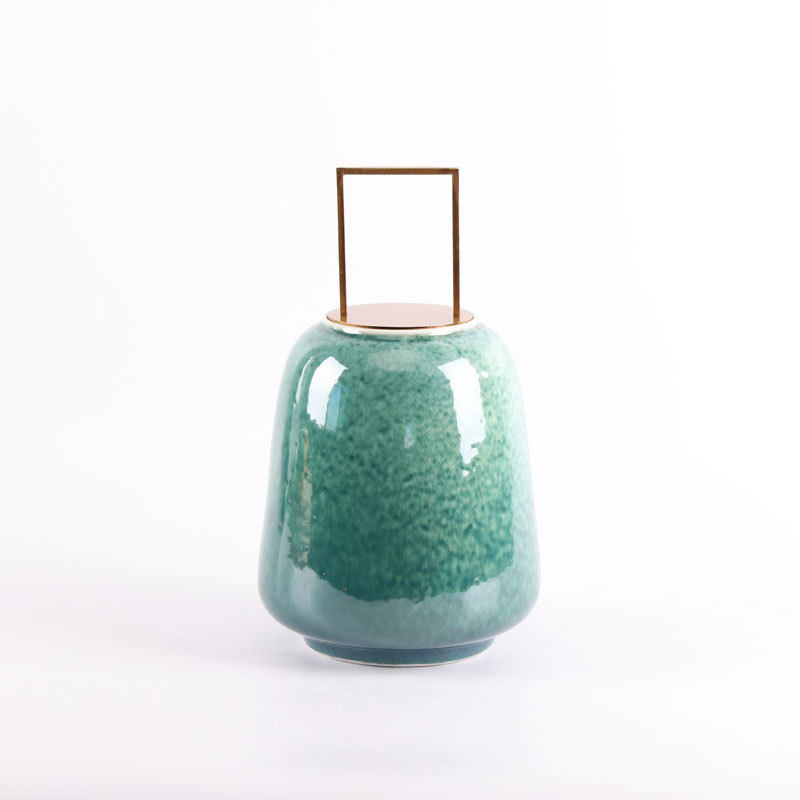 新中式翡绿陶瓷装饰罐盖饰物客厅玄关餐边柜酒店大堂摆件软装饰品,家居饰品,装饰摆件,淘宝优惠券,粉丝福利购,淘宝优惠卷