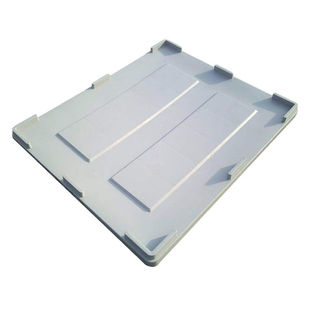 稳斯坦W7034侧开门长方形折叠卡板箱1210周转运输中转堆高机围板