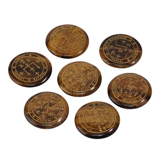 天然水晶生命之树的七枝七根 七大D天使召唤魔法阵 外贸版天使摆