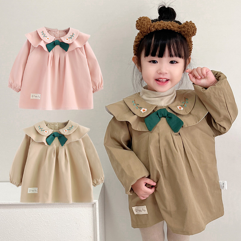 2023秋冬新款罩衣女宝宝公主护衣防水儿童围裙女孩洋派围兜,童装/婴儿装/亲子装,反穿衣/罩衣,淘宝优惠券,粉丝福利购,淘宝优惠卷