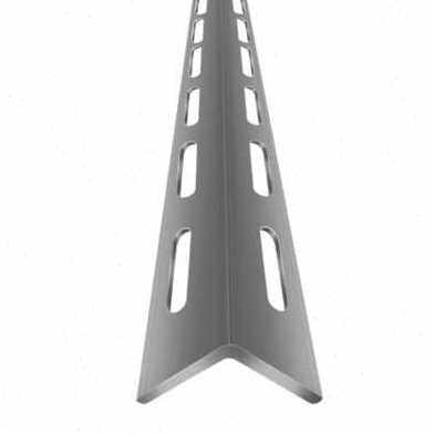 现货新款新爆品22镀m锌冲孔角钢材料花边角铁带孔角钢30X3V040X40