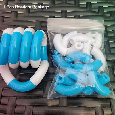 速发Color White Matching Twisted Ring Rope Tangle Fidget Toy