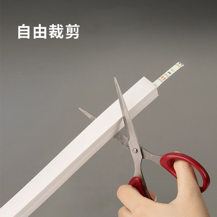 登斯邦定制LED硅胶灯带24V餐边柜衣柜高显指线条灯防水防尘线性灯