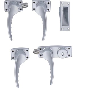 隔音门夹紧隔音锁房门锁s检测门把零库门把手静音门锁体气密加紧