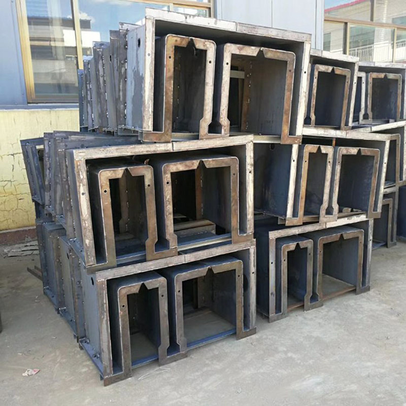 矩形水渠模具u型流水槽模具 预制灌溉水泥混凝土电缆排水沟钢模板