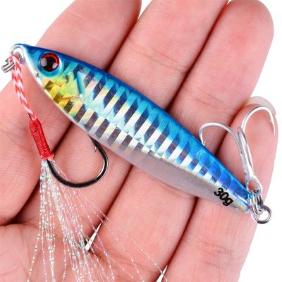 推荐1Pcs  Metal Jig VIB Fishing Lure 14G 21G 30gG Sinking Lu