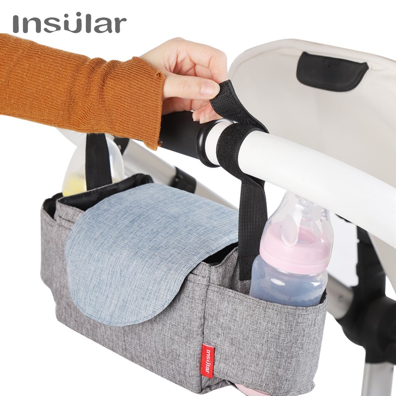 推荐Universal Buggy Baby Pram Organizer Bottle Holder Multip