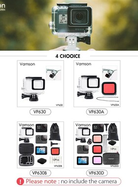 for Gopro Hero 7 6 5 Accessories Waterproof Protection Housi