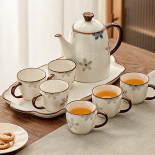 中式 陶瓷水杯泡茶具乔迁茶杯子礼盒 茶壶功夫茶具套装 家用2024新款