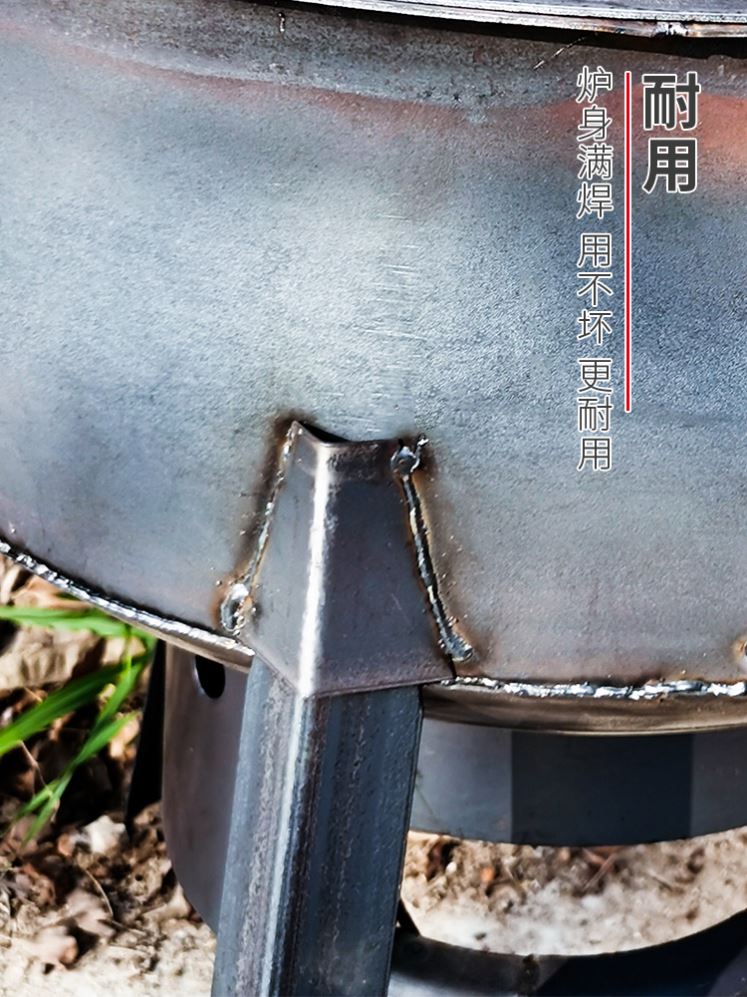 速发烧木材的炉子农村简易柴火灶材火灶台单灶户外露天柴火灶家用