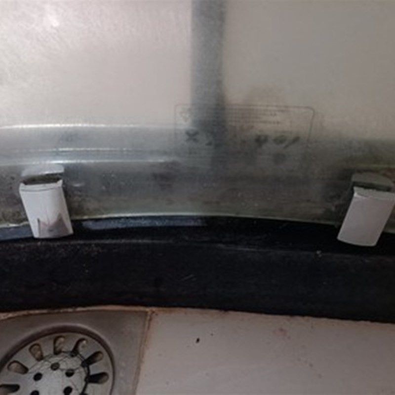 淋浴房滑轮圆弧玻璃门吊轨弹跳轮老式浴室推拉移门摇摆挂滚轮配件