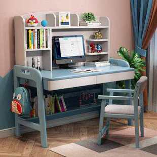 急速发货锦巢一体电脑卧室小户型桌写字台儿童学习桌家用女孩实木