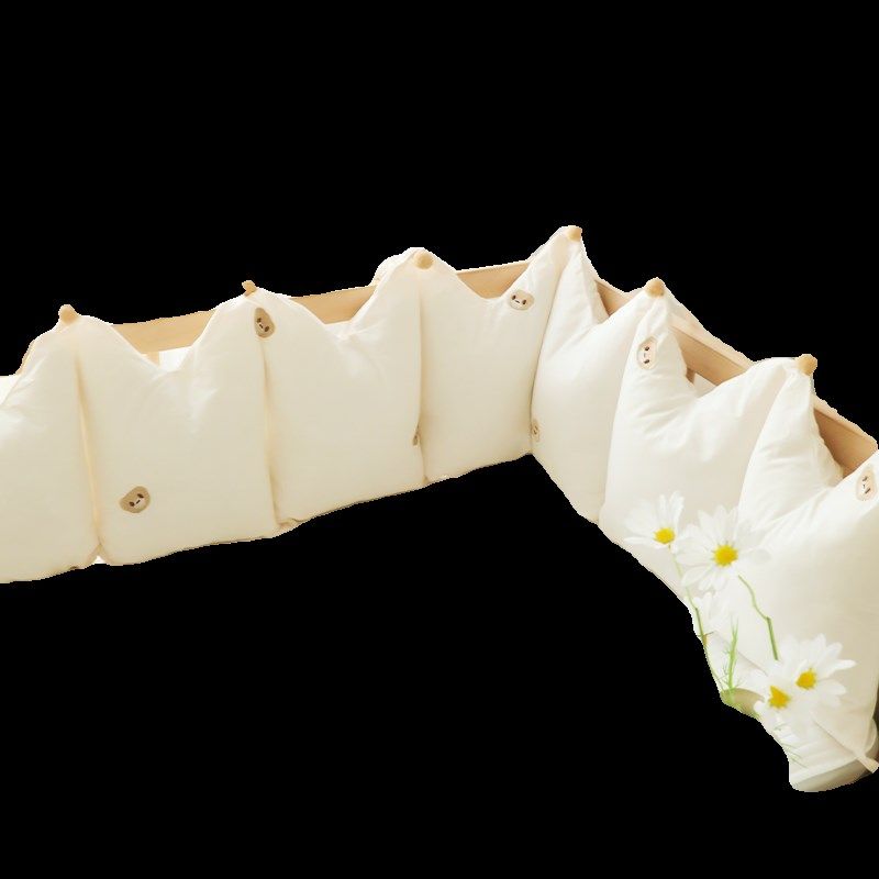 婴儿床床围栏软包拼接床一片式可定制拆洗防撞围栏挡布宝宝,婴童用品,床围/床靠,淘宝优惠券,粉丝福利购,淘宝优惠卷