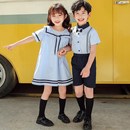 校服英伦风毕业服一二年级小学生班服翻领连衣裙 幼儿园服园服夏季