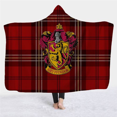 速发Export Harry Potter Hooded Blanket Leisure Home Lazy Bla