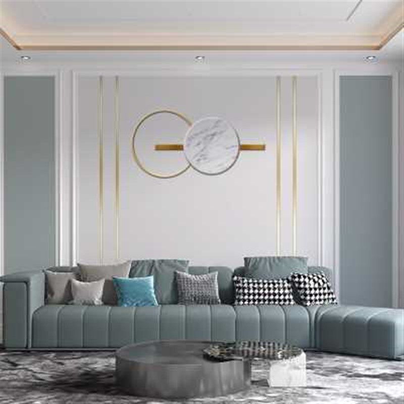 电视背景墙壁纸现代简约立体几何线条墙纸壁画客厅影视墙装饰墙布