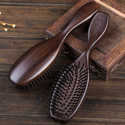 气囊气垫梳子女男士檀木梳按摩防静电梳防长发按摩便携脱发经络梳