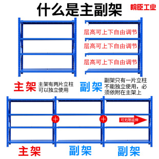 新品 仓储货架家用阳m台置物架多层落地超市仓库展示架铁架子角钢