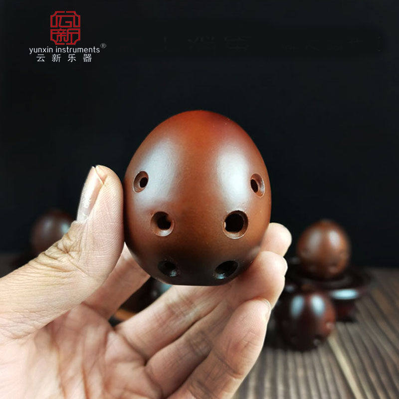 速发张新老师亲制收藏迷你袖珍蛋型古埙专业演奏初学入门勋损陨乐