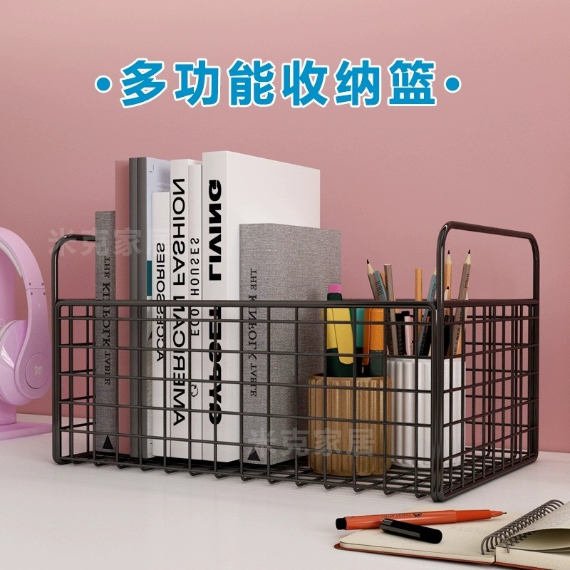 放书包的置物架小推车带轮可移动书架落地桌下小书柜书桌旁收纳架