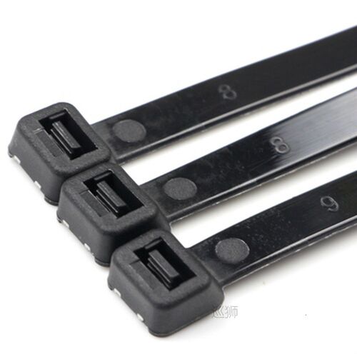 100pcs/lot 8x700mm Self locking Nylon Cable Ties Plastic Zip