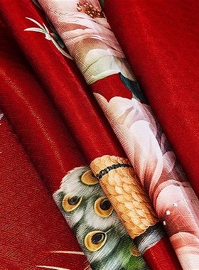 夏季大红色冰丝凉席套件床裙式结婚冰丝床罩可机洗水洗花边凉席子