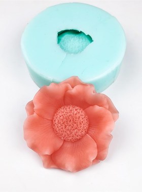 Mould Silicone Flowers Cup Daisy Rose Peony Soap Molds Fonda