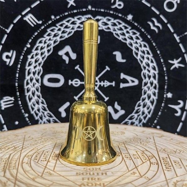 网红Prayer Bell Brass Handbell Ringing Bell For Meditation