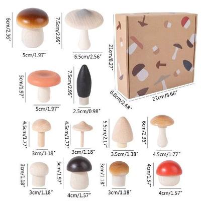 推荐Kids Simulation Puzzle Lifelike Play Toys Mushroon Picki