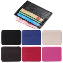 速发Card Money Holder Wallet  Faux leather Man Card Case Wal