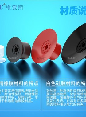 薄型吸盘VP08PN硅橡胶材质真空吸盘盘面自带凸点VP15PS/20PFS单层