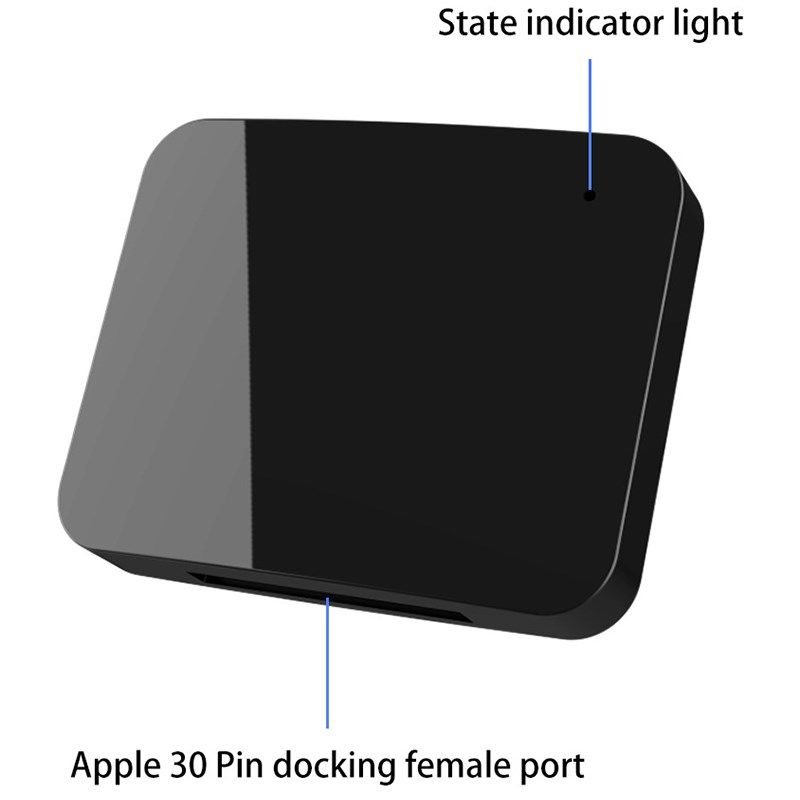 30Pin Wireless Bluetooth 5.0 Receiver Audio Adapter for iPod