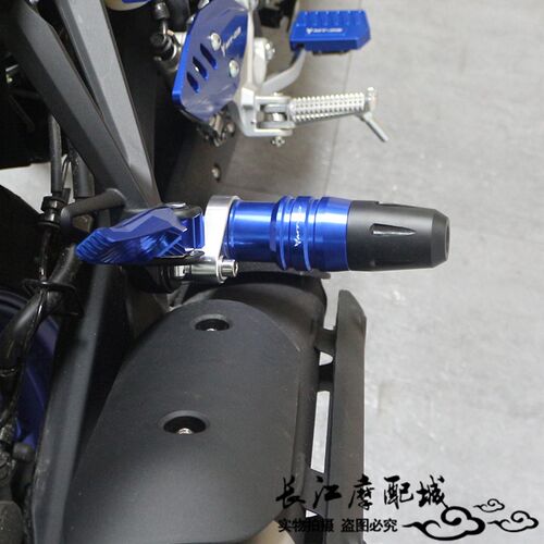 适用于雅马哈YZF-R3 R25 MT03 MT25改装排气管防摔柱保险杠保护杆