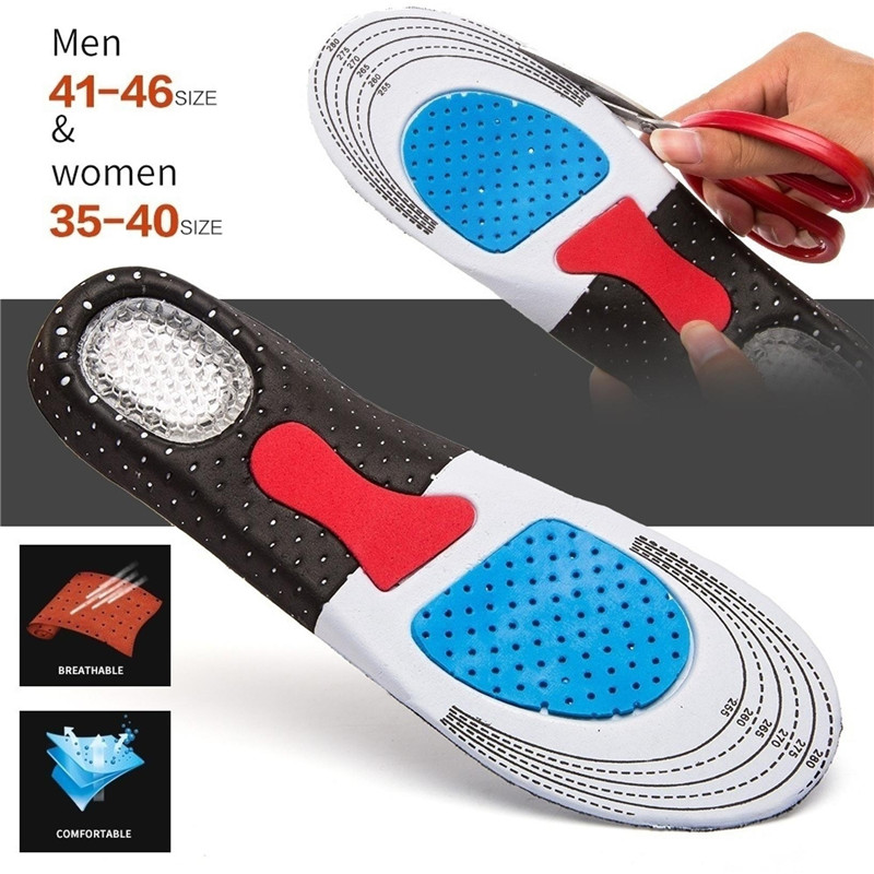 Unisex Silicone Sport Insoles Ort otic orch SQuppArthSport S