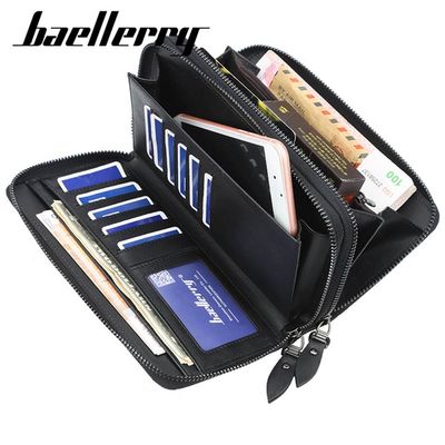 速发Name Engraving Baellerry Men's Long Purse Men Wallets Me