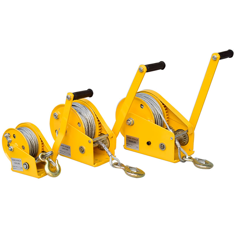 手动绞盘双向自锁式手摇绞人力盘家用绞l车起重吊机便捷小型升