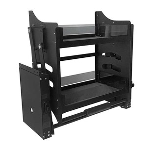 厨房橱柜吊柜升降拉篮上柜壁柜顶柜缓冲下拉式调味篮加深升降机白