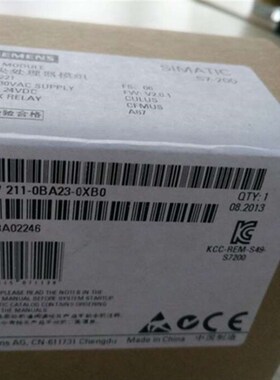 6ES7 211-0BA23-0XB0C新全PU模块6EA7211-0BS23-0XB0-议价